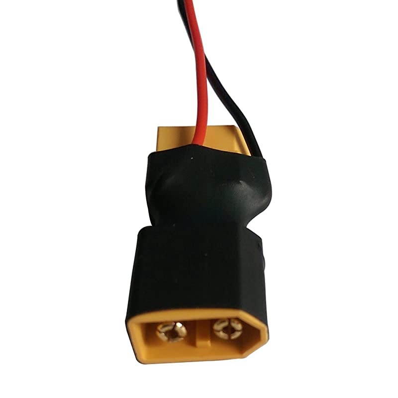 XT60 Connectors Male to Female with JST Plug connector Power Adapter for RC DJI Phantom FPV MultiRotor Aerial Camera Gimbal (pack of 3)