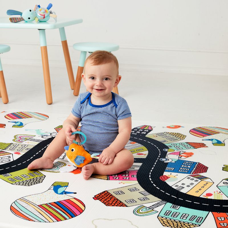 Skip Hop Double Play Reversible Playmat - Vibrant Village