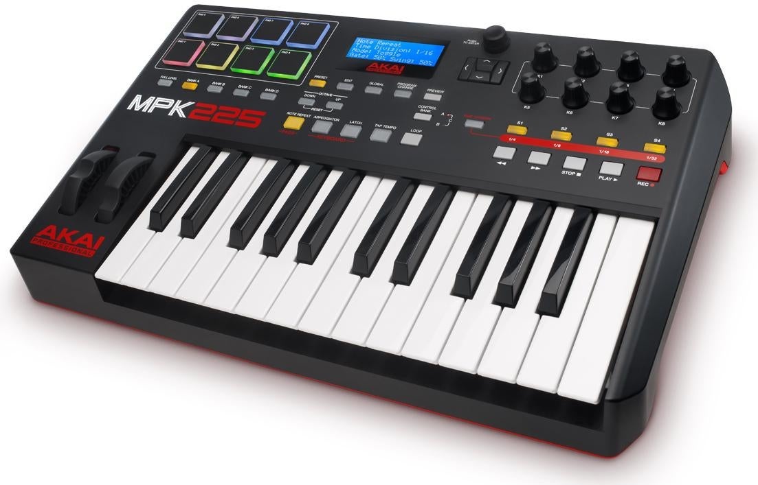 Akai MPK225 25-Key Compact Keyboard and Pad Controller
