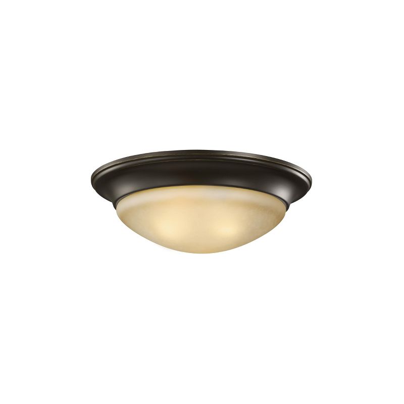 Generation Lighting Nash 3 light Heirloom Bronze Ceiling Fixture 75446-782