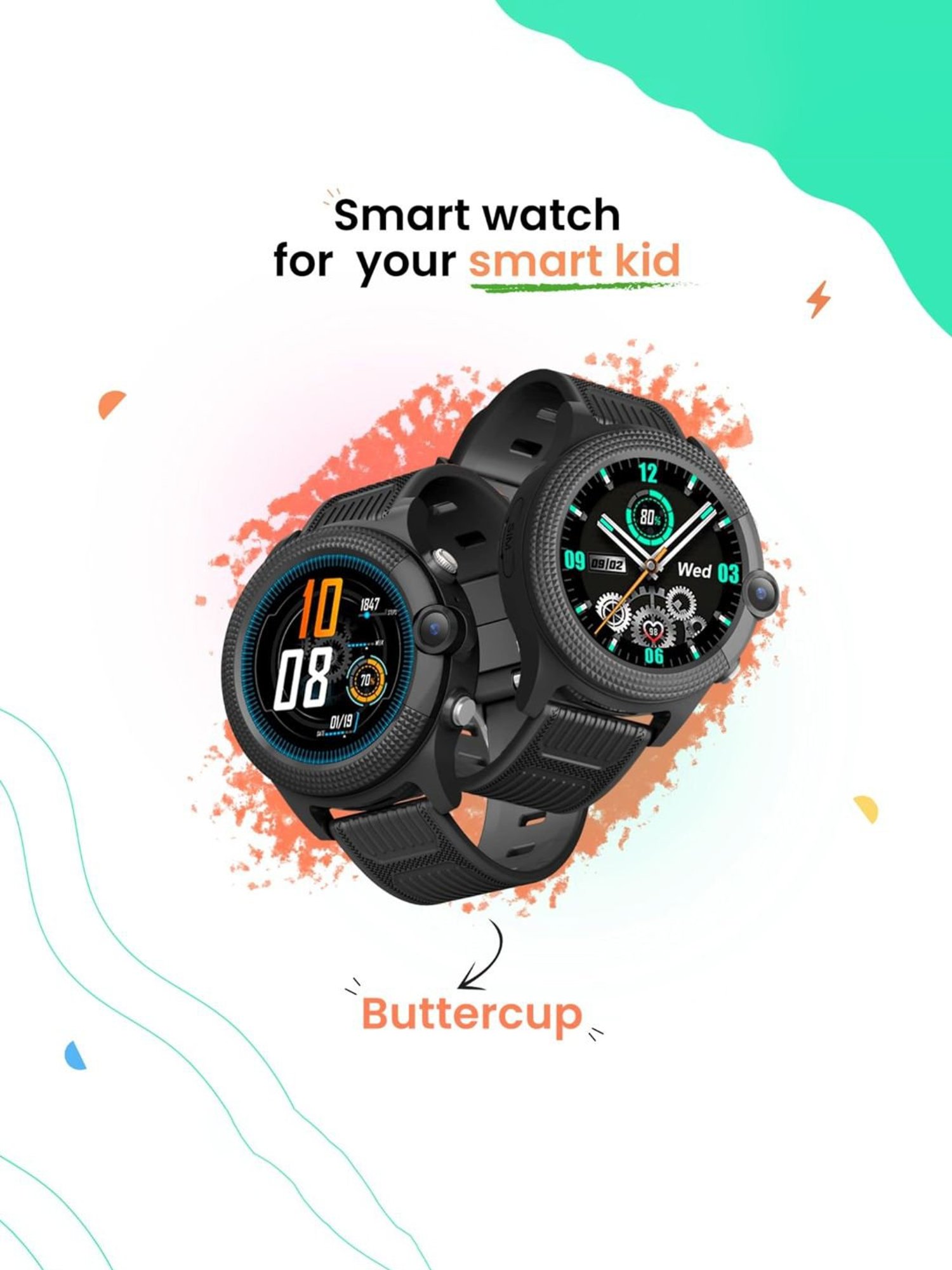 I Kall W1 Smartwatch (Black)