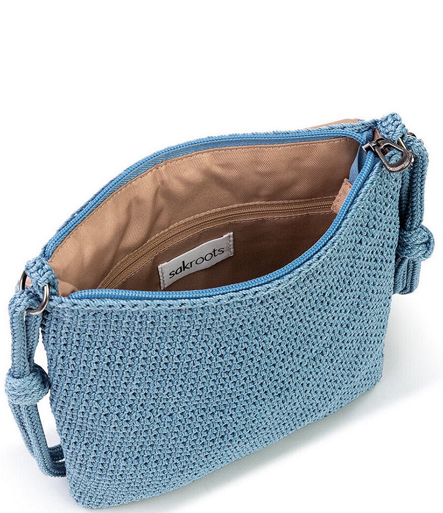 Sakroots Sayulita Hand-Crocheted Flap Crossbody Bag