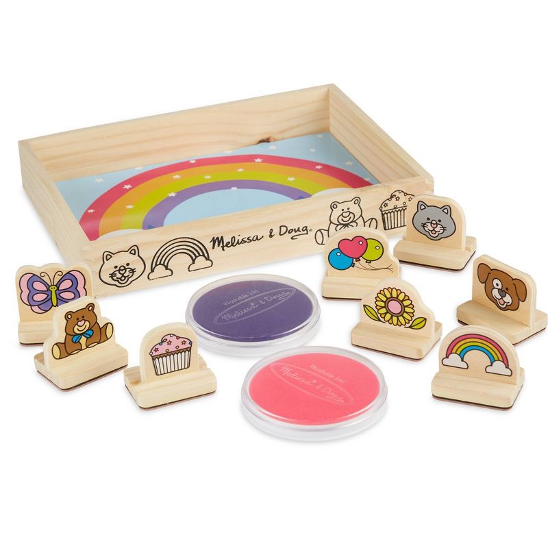 Melissa & Doug My First Wooden Stamp Set Favorites