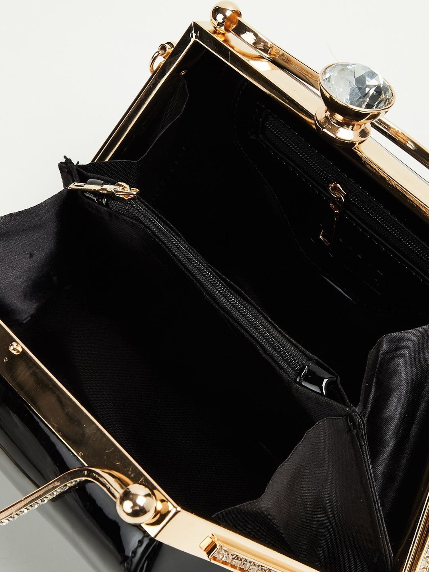 Code by Lifestyle Black Embellished Handbag