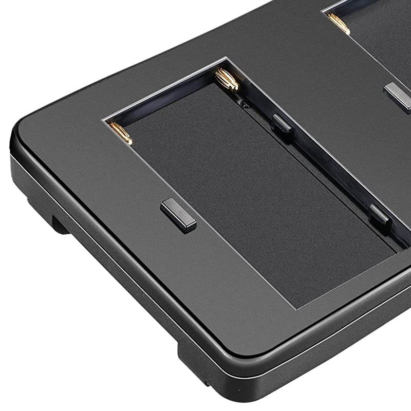 NPF Battery to VMount Battery Converter Adapter for LED Light Field Monitor 5D2 Rigs Alternative Battery Option for Sony VMount Gear Fits for 2Pack Sony NPF970 NPF770NPF570 Battery