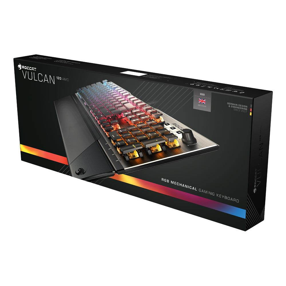 ROCCAT Vulcan 120 AIMO Mechanical Gaming Keyboard, UK Layout (ROC-12-442-BN)