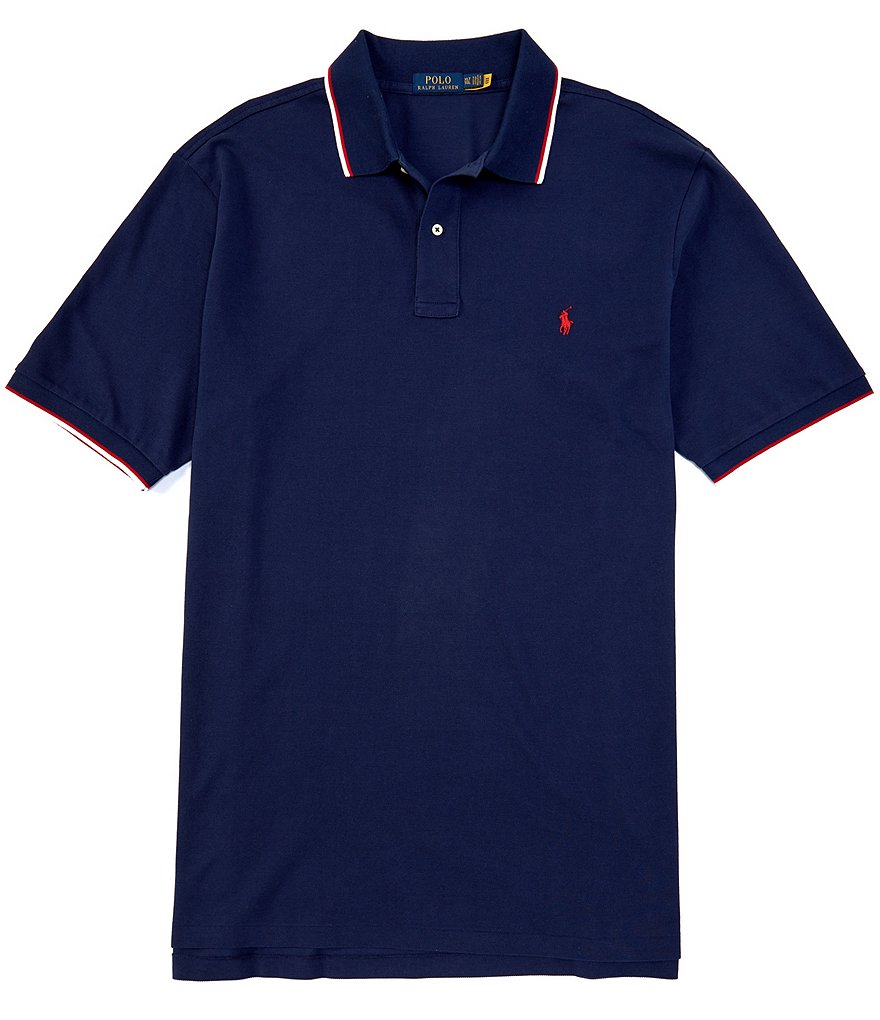 Polo Ralph Lauren Big & Tall Tipped Mesh Short-Sleeve Polo Shirt
