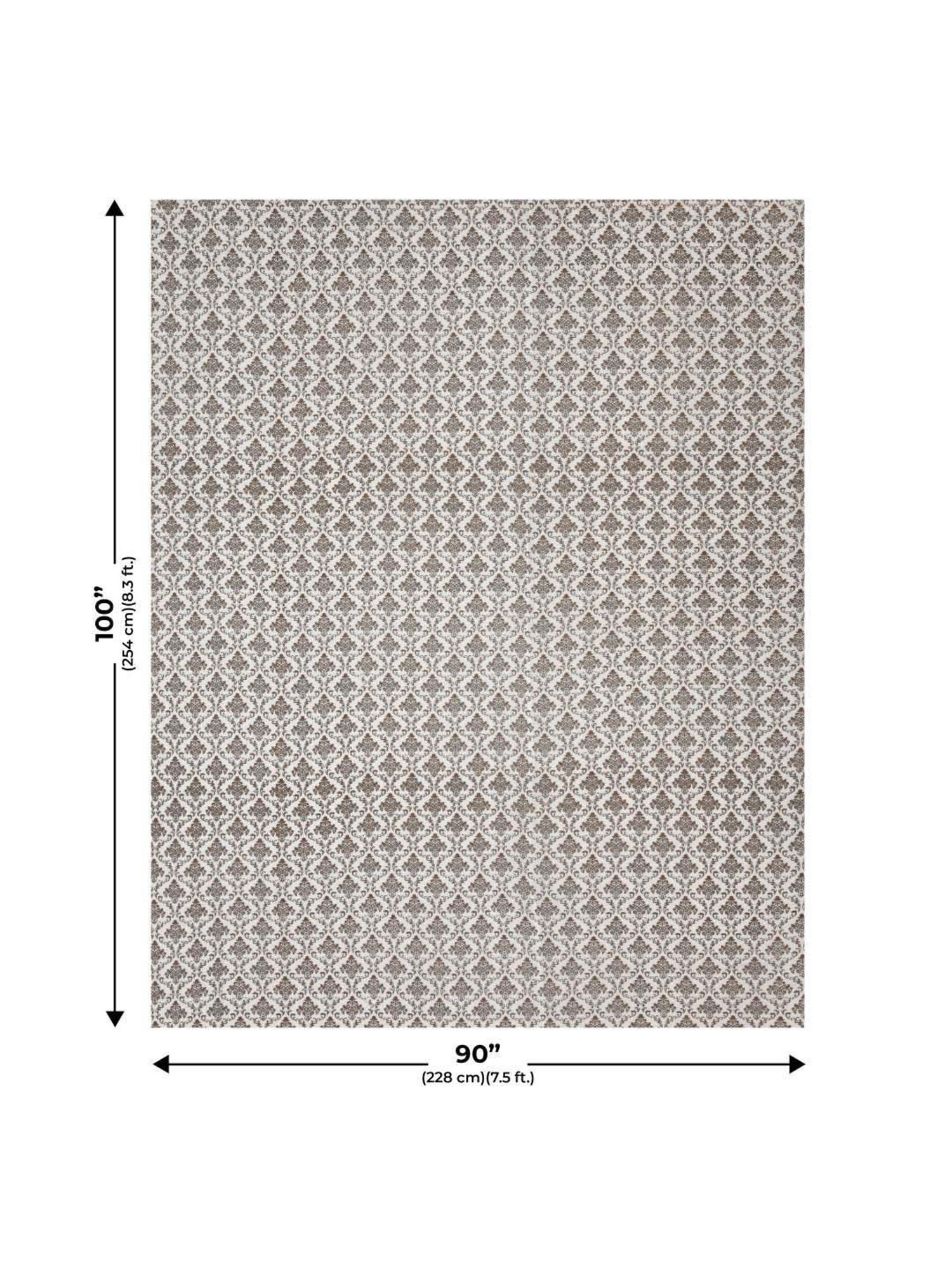 JaipurFabric Brownish Mulmul Cotton 150 GSM Reversible Ac Dohar