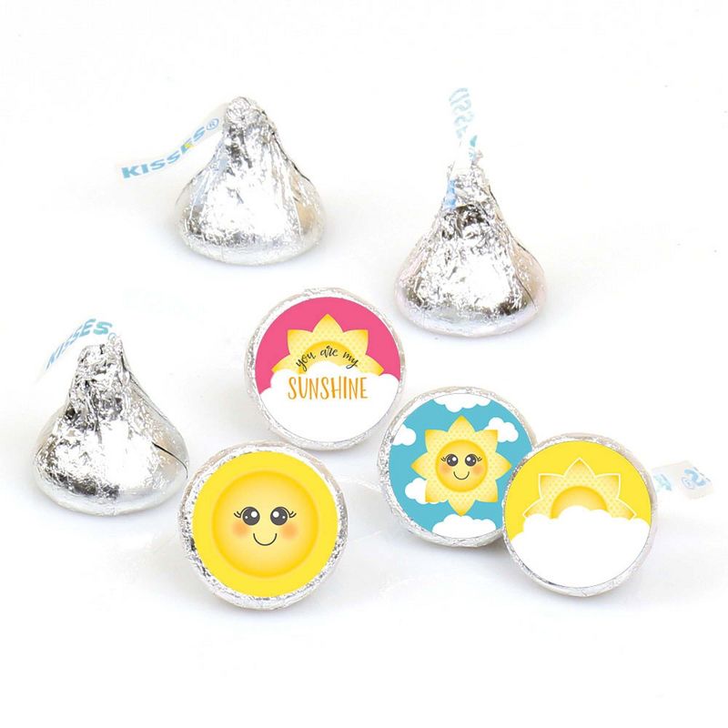 Big Dot of Happiness 40th Milestone Birthday - Mini Wine and Champagne Bottle Label Stickers - Birthday Party Favor Gift for Women and Men - Set of 16