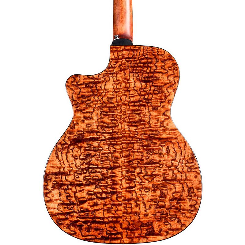 Guild OM-260CE Deluxe Burl Orchestra Cutaway Acoustic-Electric Guitar Edge Burst
