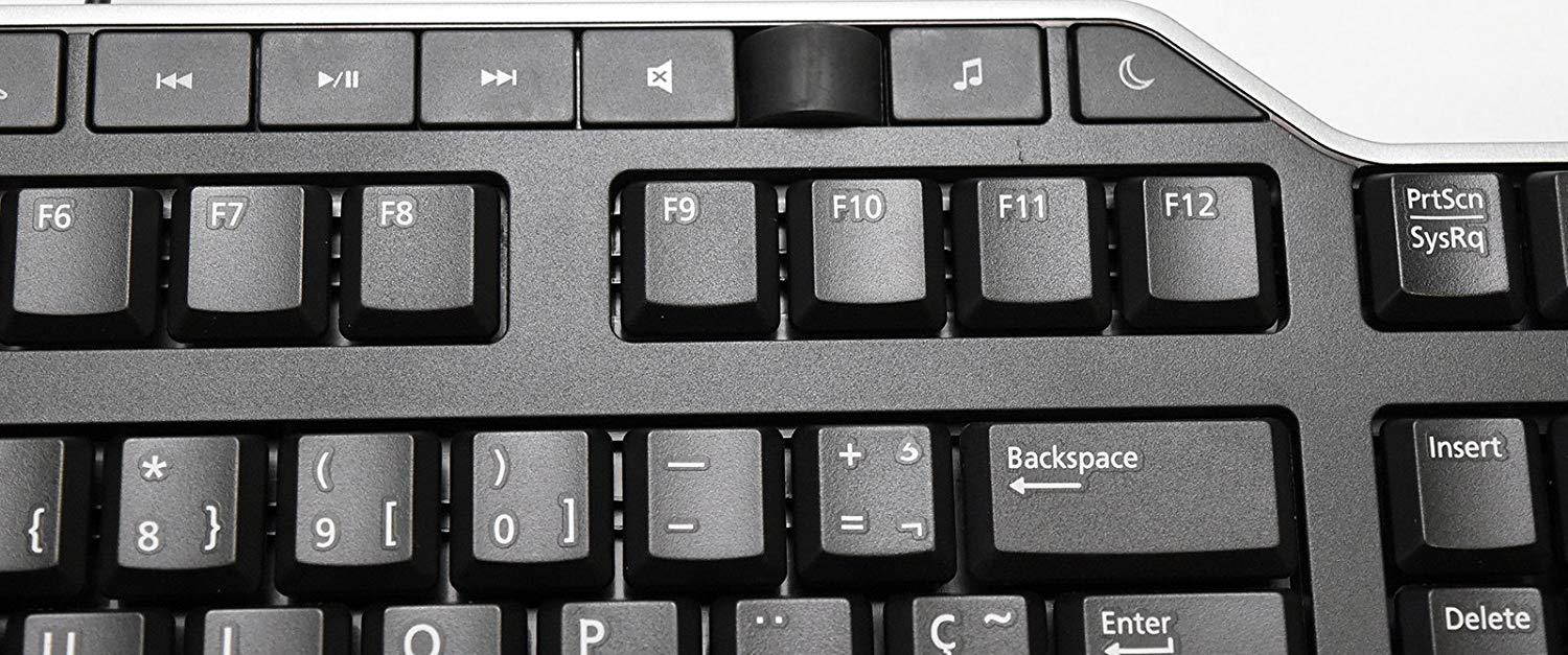 New FT3FT Genuine OEM KB522 Canadian Multilingual Desktop USB Keyboard Number Pad w/"Scarlet KB" Palm rest KB522-BK-CAN-MU Black Silver Multimedia Volume Dial Hotkey Clavier 5397063800803 884116208150