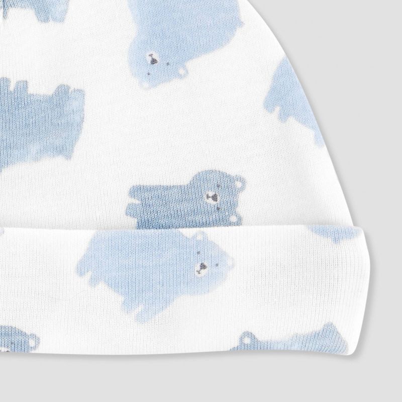 Baby Boys' 3pk Cap - Just One You® made by carter's Blue 0-3M