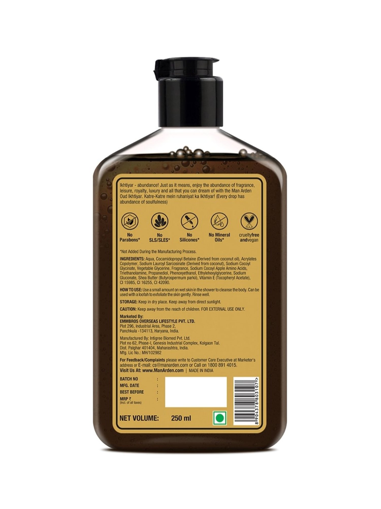 s Oliver Superior Men Hair& Body Shampoo - 200 ml