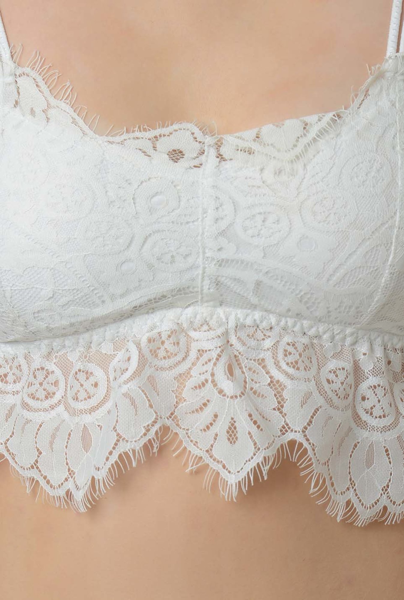 Da Intimo White Non Wired Non Padded Bralette