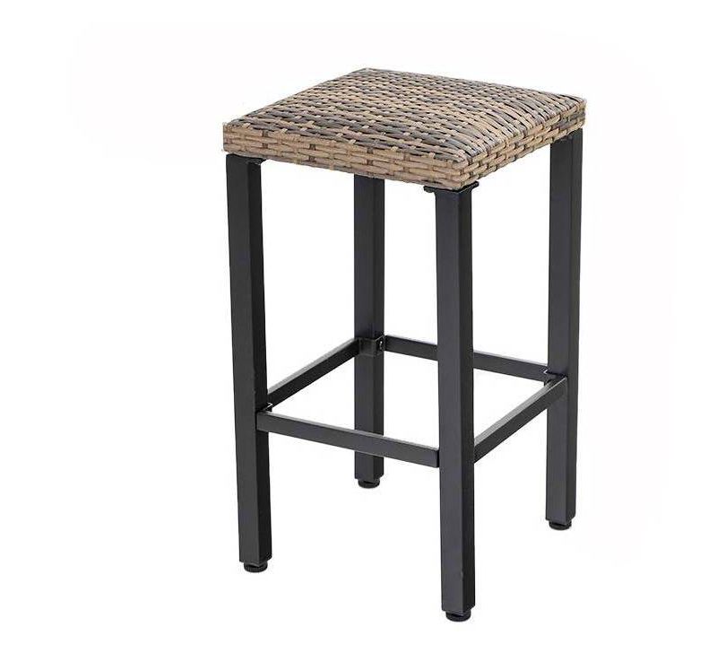 New Boston 8pc Seating Set Gray Frame Sunbrella Spectrum Denim Fabric - La-Z-Boy