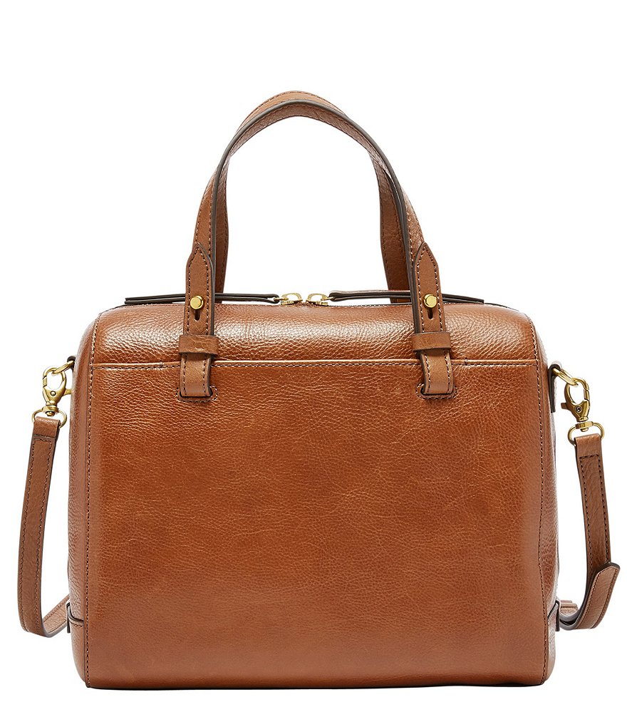 Fossil Rachel Zip Leather Satchel Bag