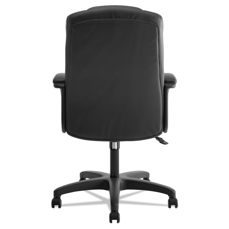 Basyx VL131 Series Executive High-Back Chair Black Vinyl VL131EN11
