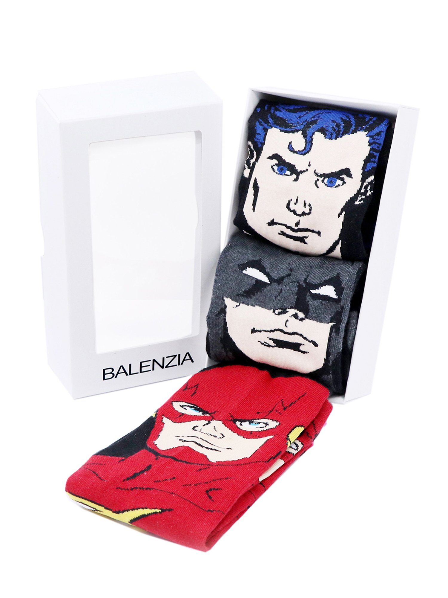 Balenzia Multicolor Free Size Printed Socks - Pack of 3