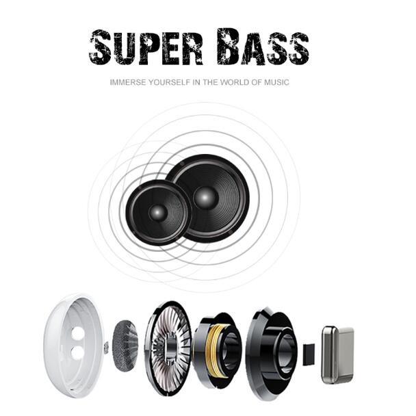 Auriculares inalambricos con Control tactil, cascos deportivos con Bluetooth para Huawei, Iphone, OPPO, Xiaomi, TWS, con microfono