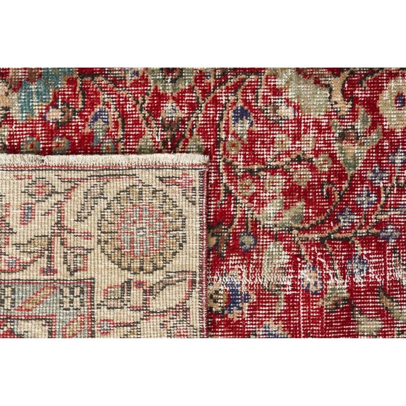 4'11"x8'2" Vintage One-of-a-Kind Gislain Rug Red - Revival Rugs