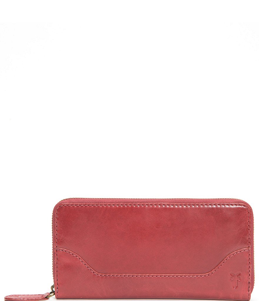 Frye Melissa Leather Zip Wallet