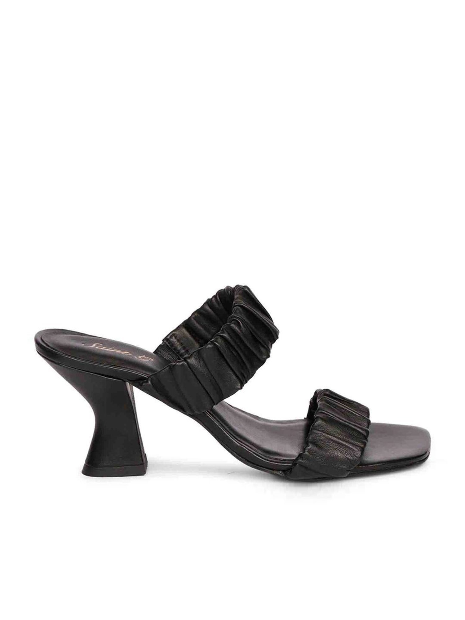 Saint G Women's Ariana Black Casual Sandals