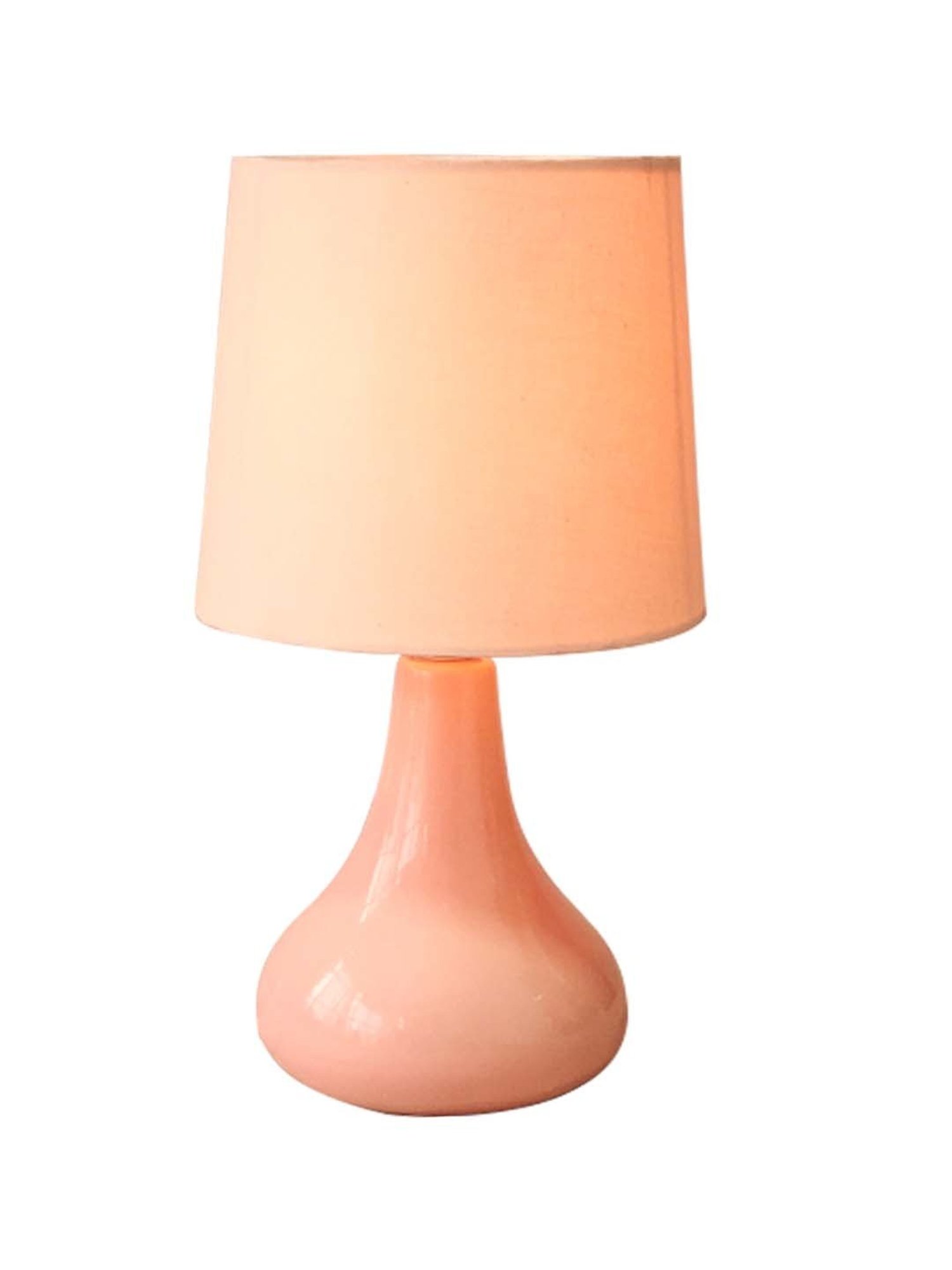 Homesake Pink Ceramic Modern Classic Bedside Desk Farmhouse Table Lamp