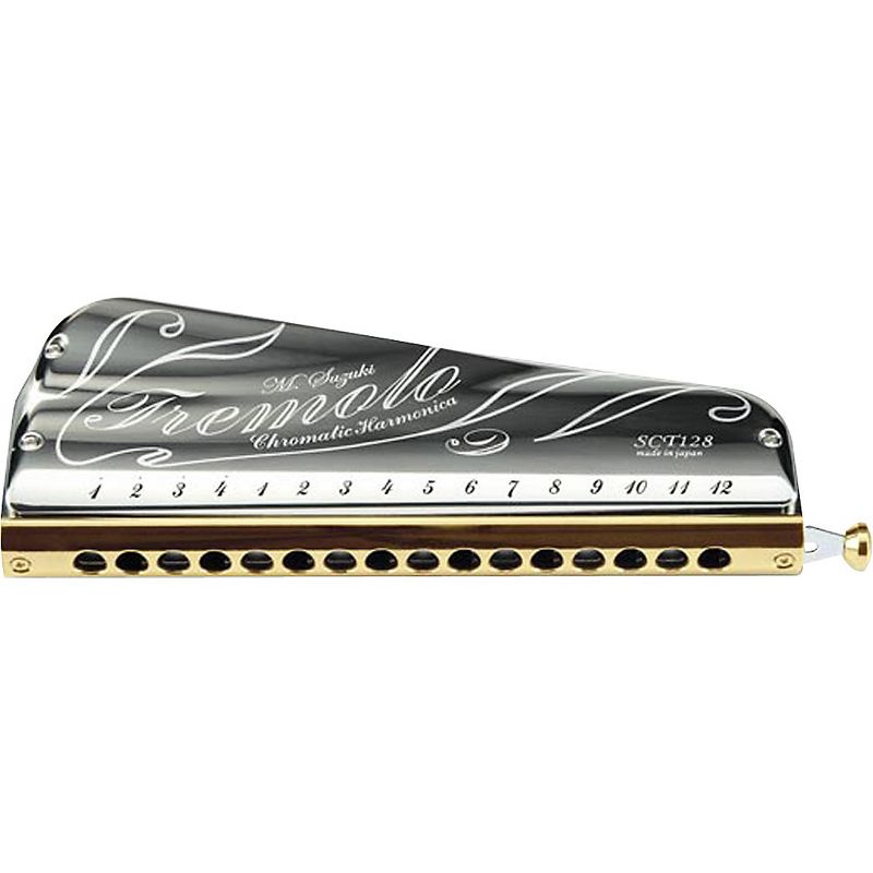 Suzuki SC-128 Tremolo Chromatic Harmonica RANGE C-D4