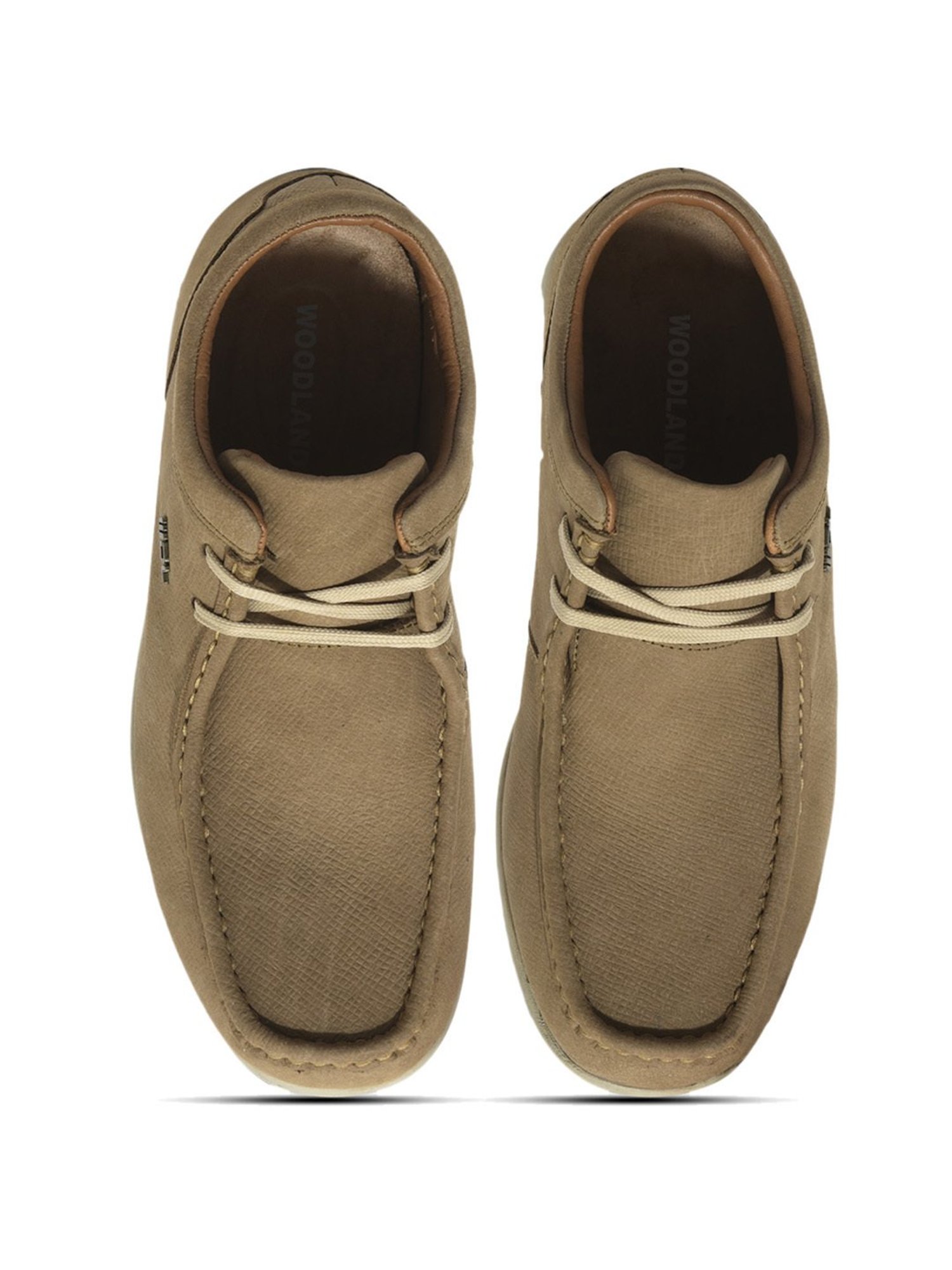 Woodland Men's Khaki Derby Shoes