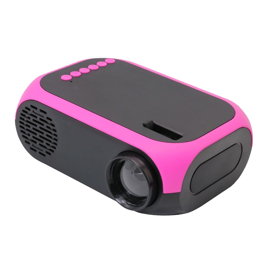 Projector For Smart Phone Projector With HDMI USB AV Home Theater Rose