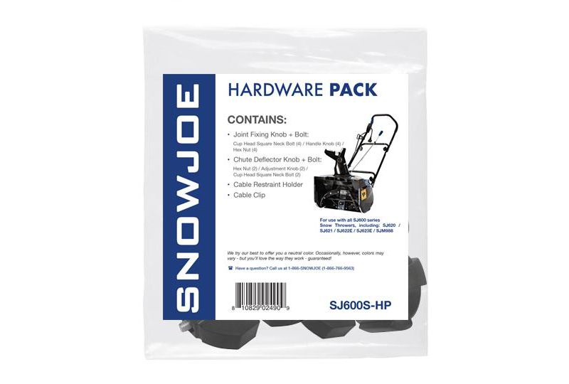 Snow Joe SJ600 Series Snow Throwers Hardware Pack.