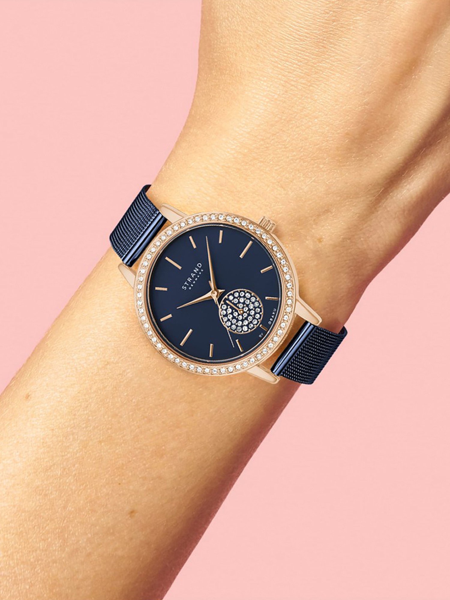 STRAND by Obaku S705LXVLML Isla Analog Watch for Women