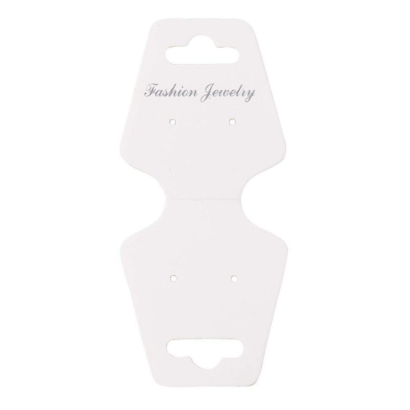 200-Pack Jewelry Display Cards Holder for Necklaces Bracelets Ear Studs Anklets