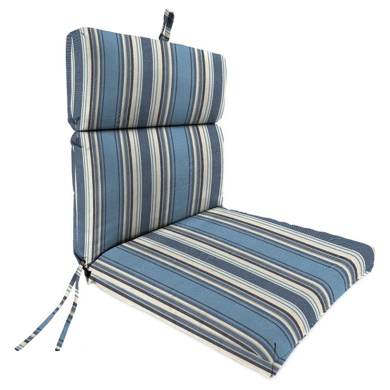 Outdoor French Edge Dining Chair - Blue - Jordan Manufacturing