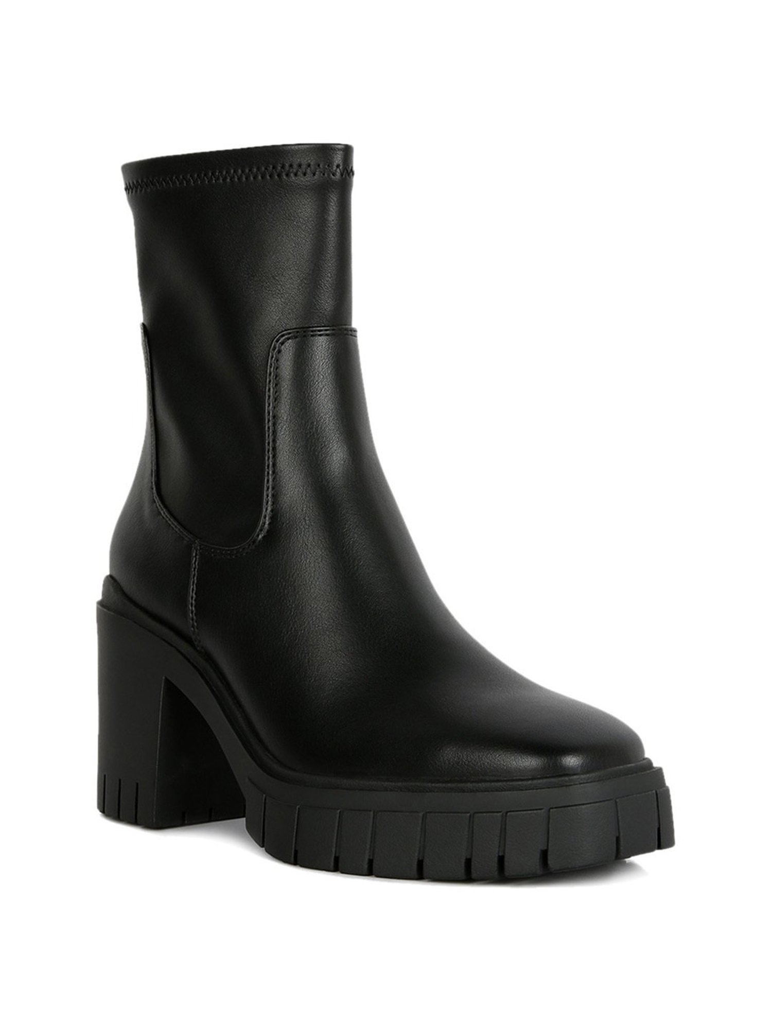 London Rag Women's Black Casual Booties