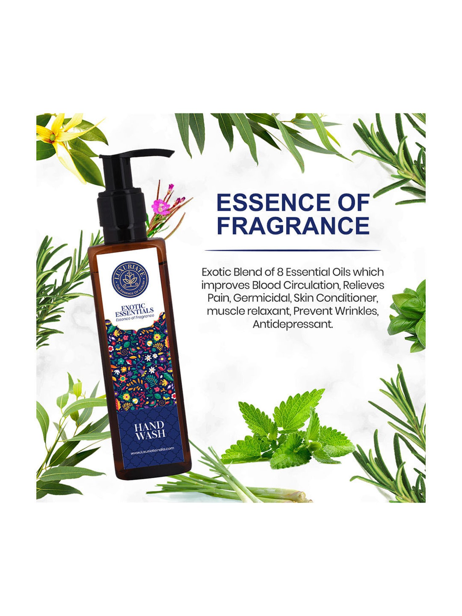 Luxuriate Exotic Essential Hand Wash - 200 ml