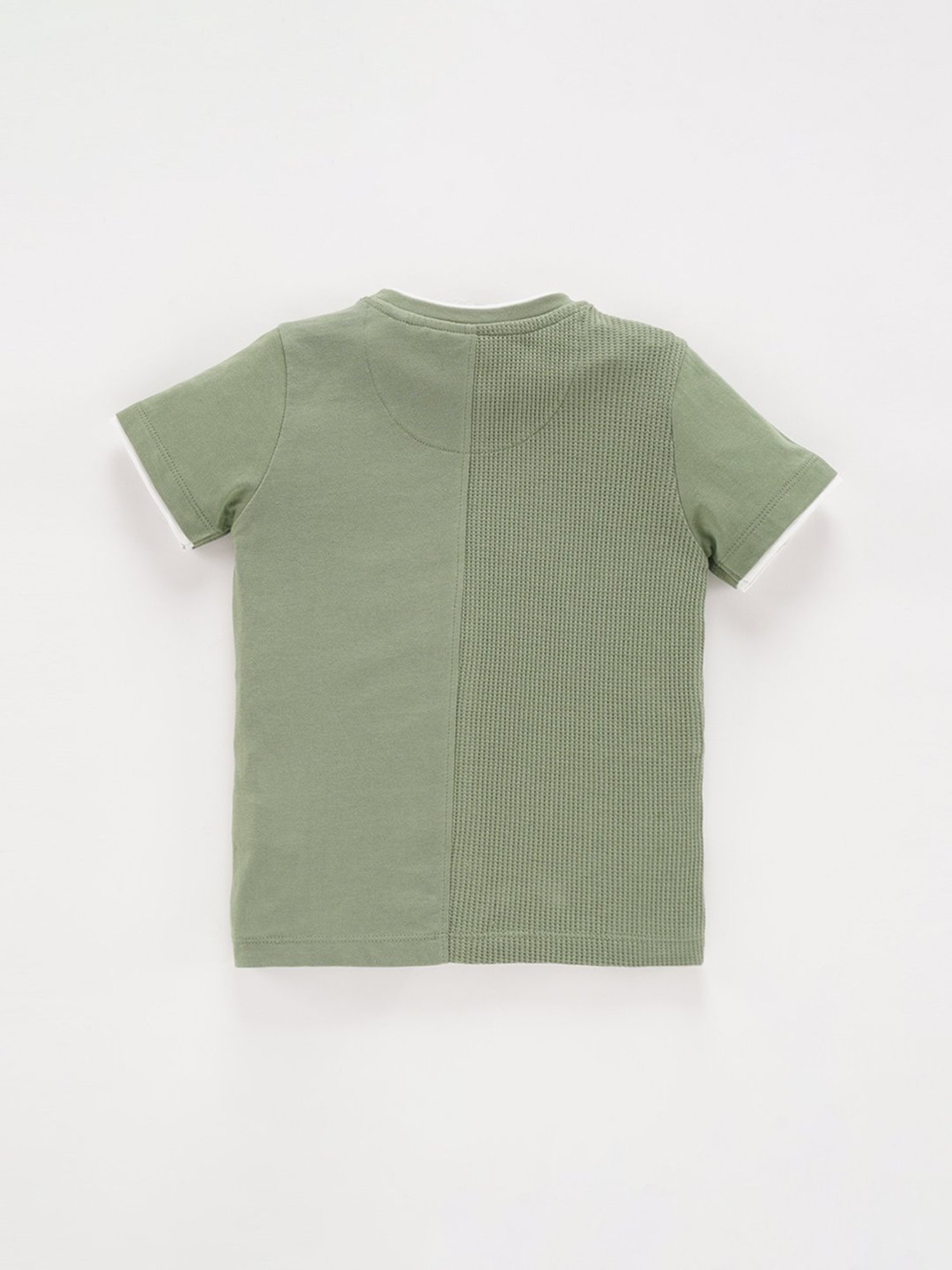 Ed-a-Mamma Boys Olive Graphic Print T-Shirt