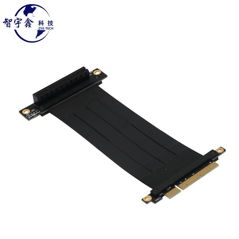 Misskit PCIe extension cable PCI e 8X extension cable PCI-e PCI express x8 Riser Cables Adapter Converter Connector Flat Cable(7.87")