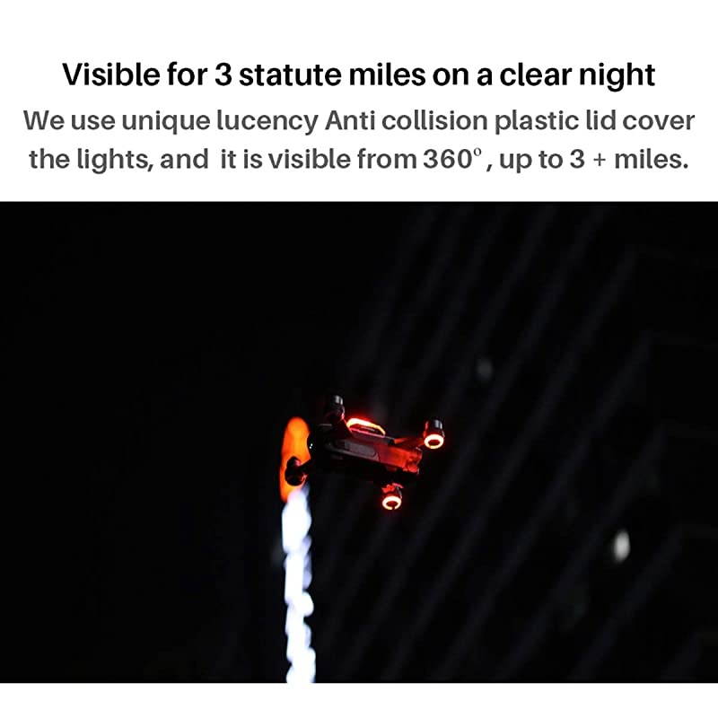 DR01 Drone Light Flash LED Light 3 Model RGB Drone Location Indicator Light for DJI Night Flight Searching Lighting Drone Accessories AntiCollision Slow FlashStrobe