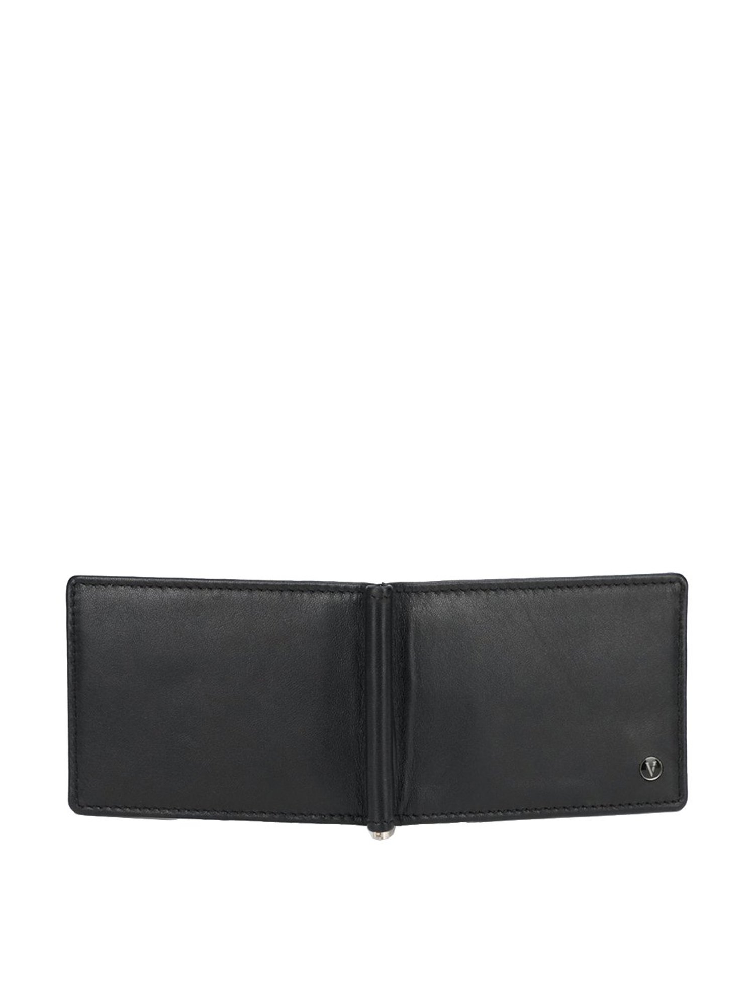Van Heusen Black Casual Money Clip Wallet for Men