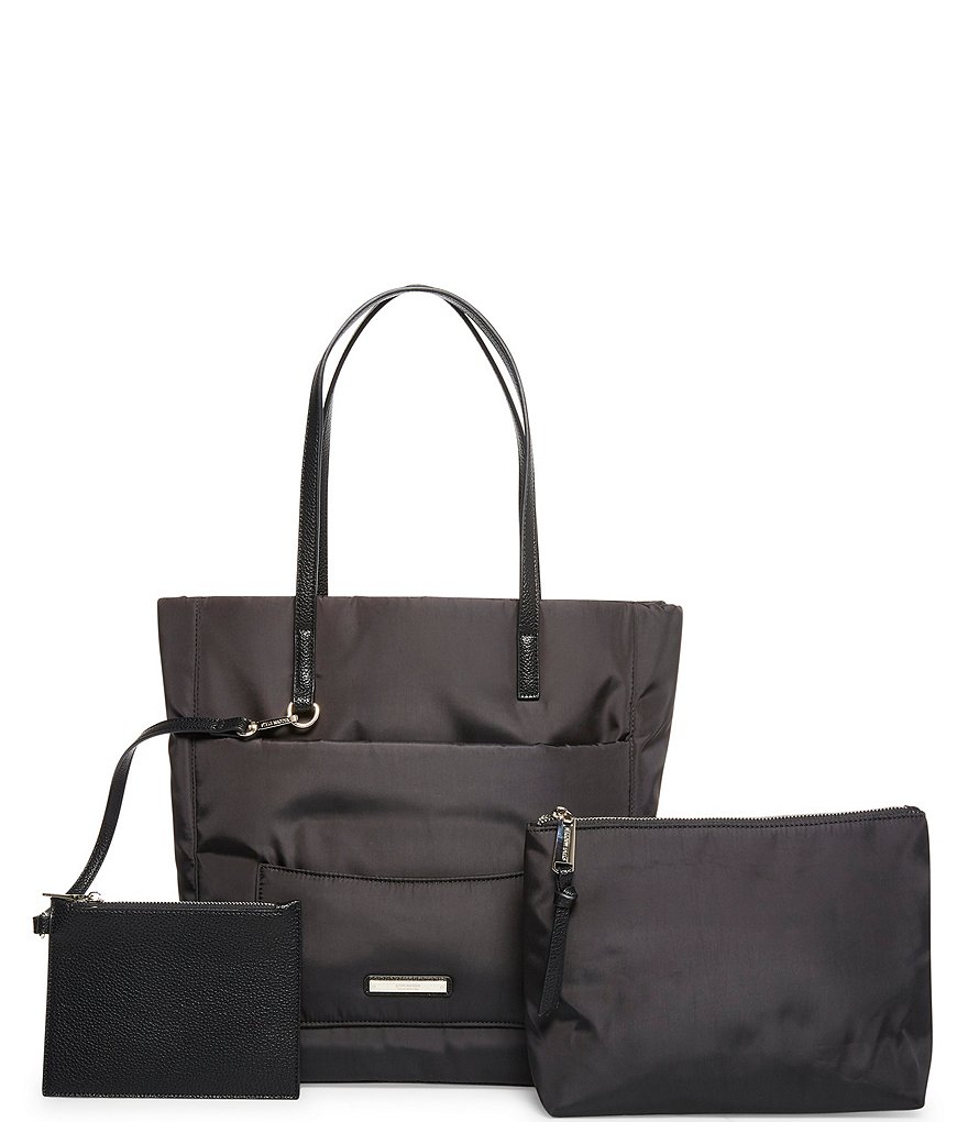 Steve Madden Multi Pouch Nylon Tote Bag