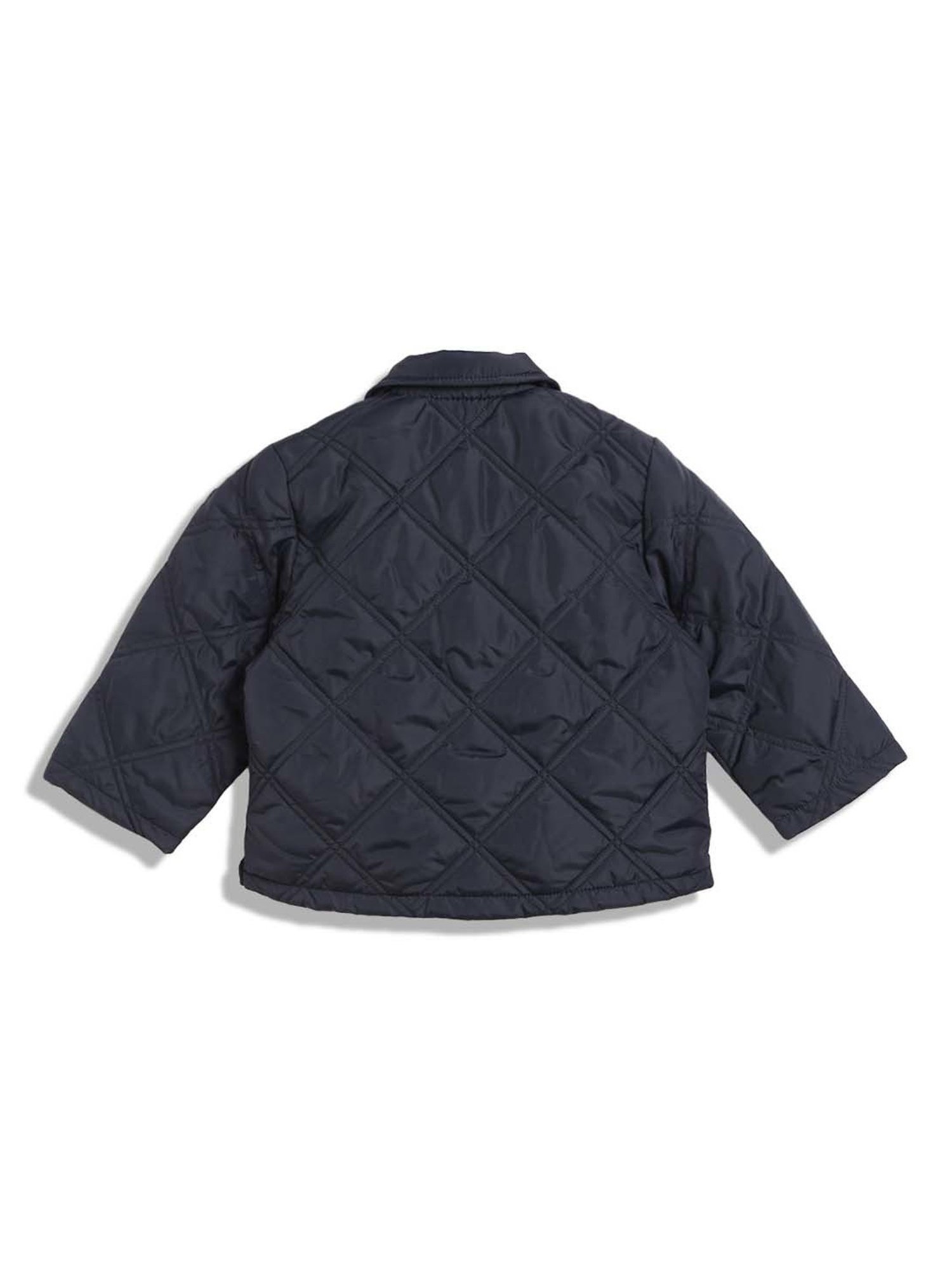 Tommy Hilfiger Kids Blue Quilted Full Sleeves Jacket