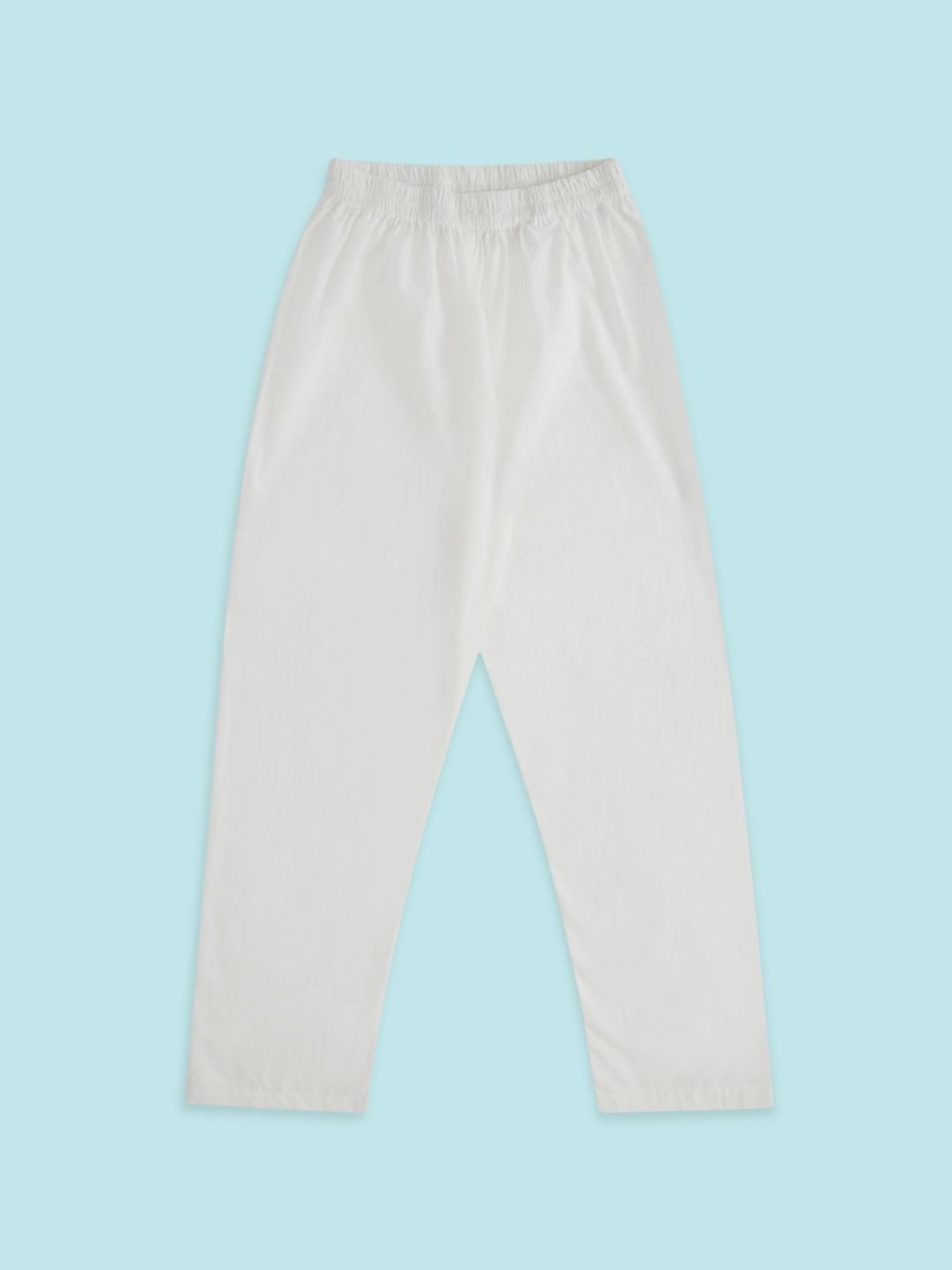 Indus Route by Pantaloons Kids Mustard & White Cotton Textured Pattern Full Sleeves Kurta Set