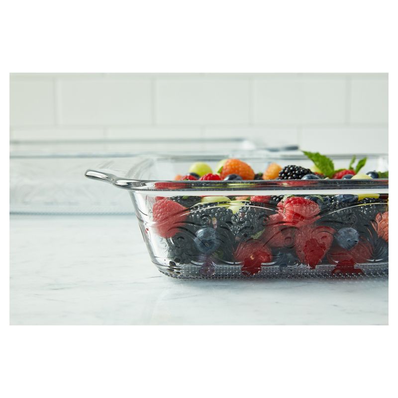 Anchor Hocking Laurel 8" Cake Dish Clear