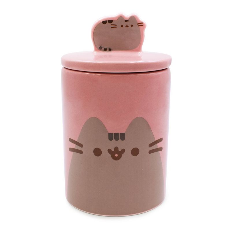 Pusheen Cat Treat Jar - Pink