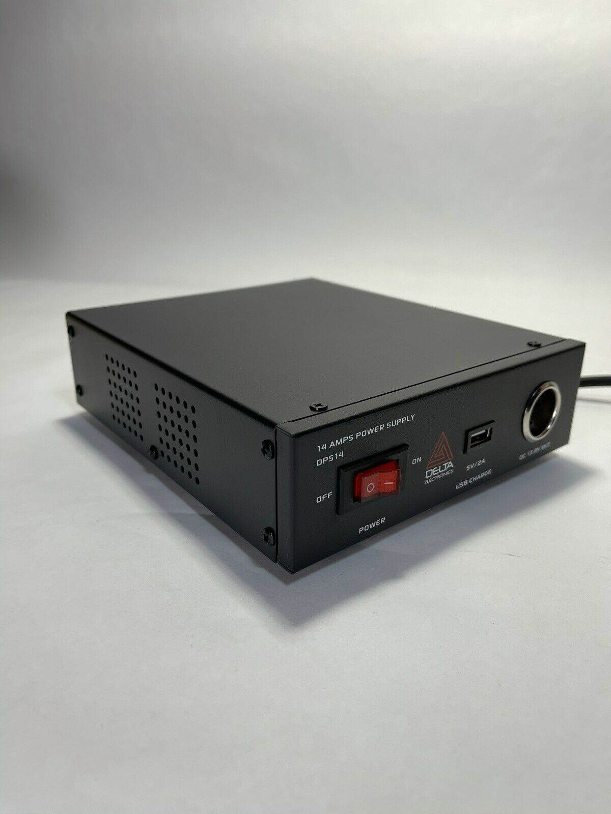 DPS14 DELTA 14 Amp AC/DC 12-13.8v Power Supply w/ USB CIG LIGHTER Ham CB Radio