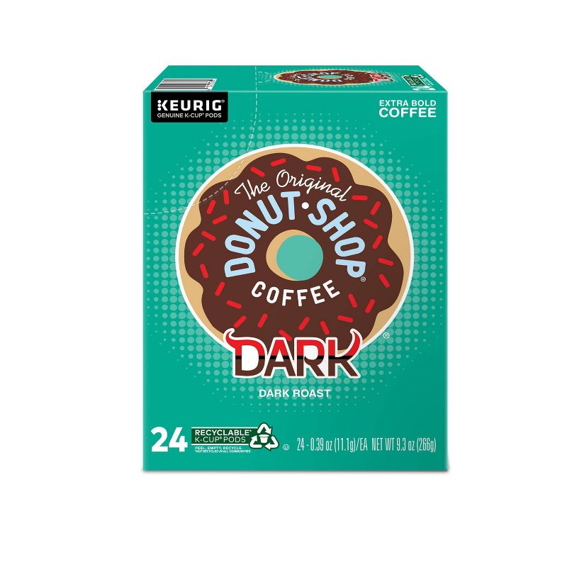 The Original Donut Shop Dark Keurig K-Cup Coffee Pods - Dark Roast - 24ct