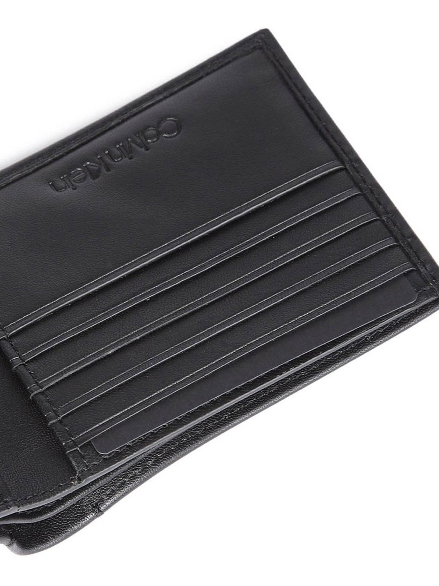 CALVIN KLEIN Black PRIMARY L 5CC Leather Bi-Fold Wallet