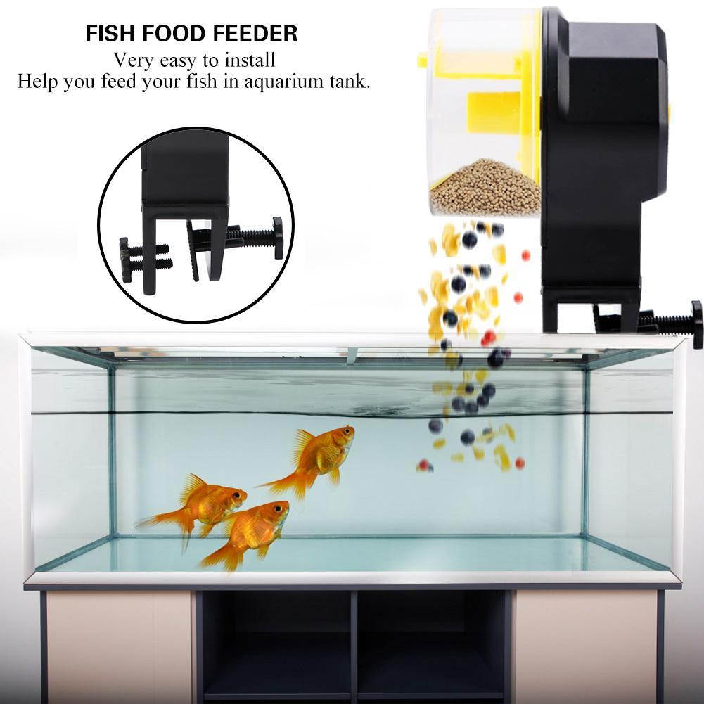 Automatic Fish Feeder Auto Food Dispenser Feeding Tool Adjustable Feeding Outlet Timer Automatic Feeder Fishing