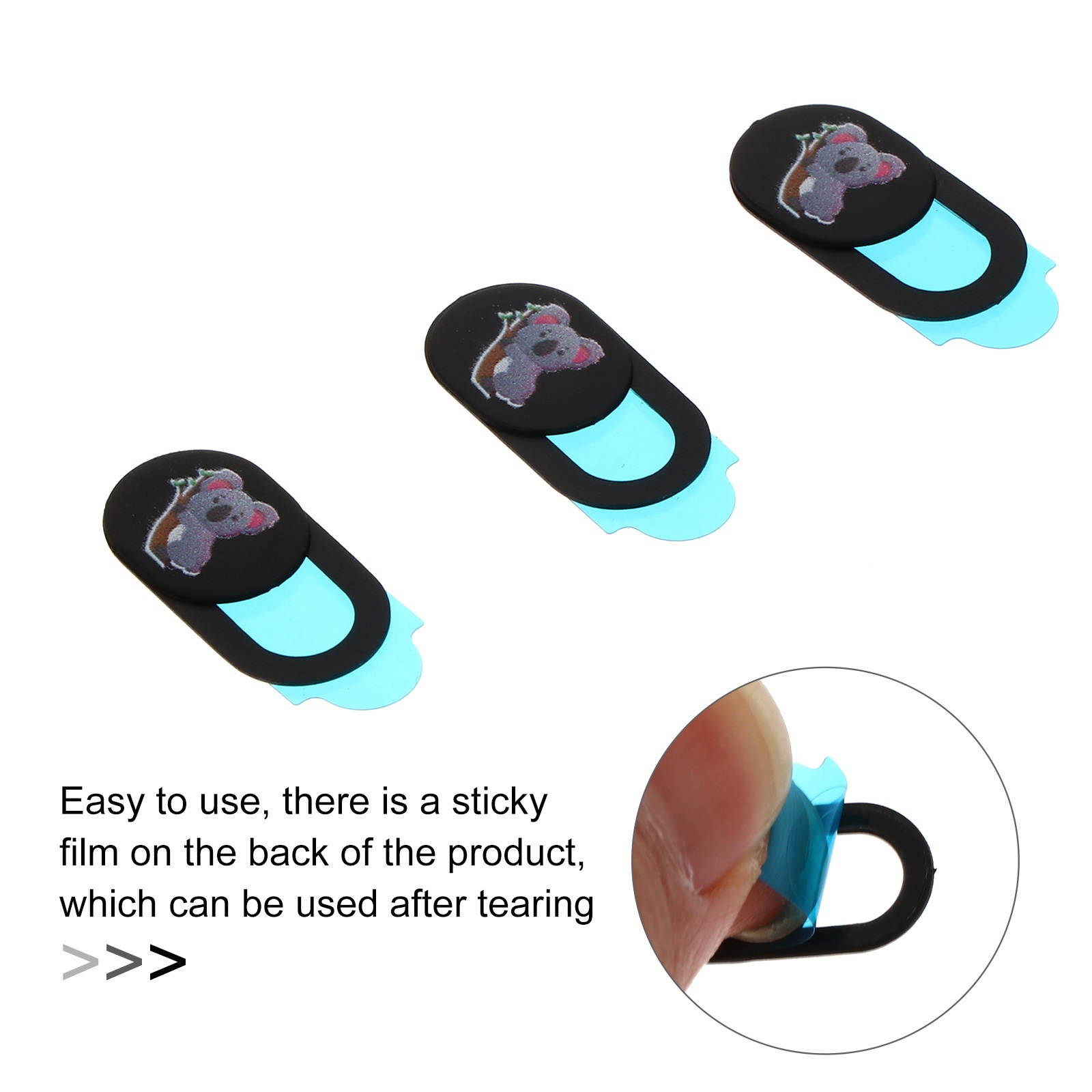 3pcs Web Camera Covers Sliding Cover Privacy Protection Covers for Tablet Laptop